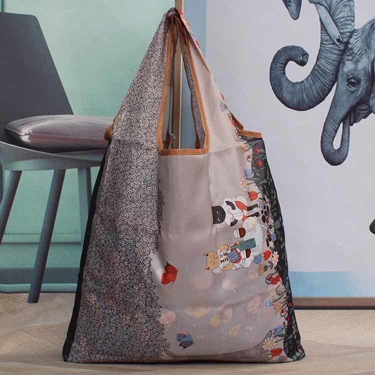 

Сумка для защиты окружающей среды Большая вместимость Удобные сумки для покупок Складная легкая сумка для супермаркета Водонепроницаемая тканевая сумка Купить сумку для овощей