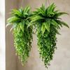 Real Touch Artificial Persian Fern Leafs Plastic Artificial Fern Hanging Plant  Outdoor Garden