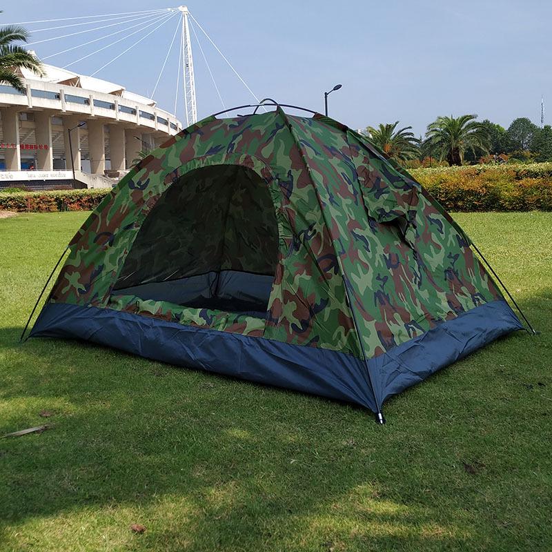 Doppel-Camouflage-Zelt: Winddicht, Sonnenschutz, für 2-3 Erwachsene - Ideal zum Angeln, Radfahren, in der Wildnis und für Indoor-Camping