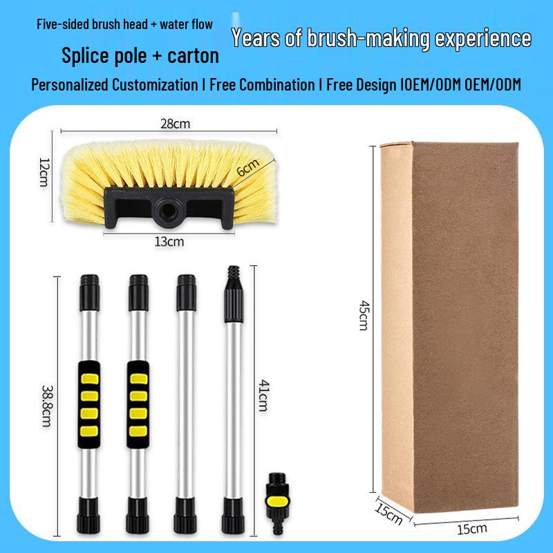 Long Handle Car Wash Brush - Scratch-Free Mop for Safe Car Cleaning
