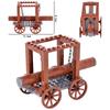 Serie Medieval Carro Carruaje Asiento de Elefante Rompecabezas Infantil Bloque de Construcción Ensamblaje Juguete Bolsa Opp