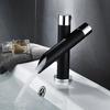 Black Bathroom Unique Single Handle Waterfall Basin Faucet Spout Mixer Tap Deck Mounted  Bronze Finished Hot & Cold Water