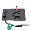 HangTon Plate Power Supply for DJI Ronin 4D Female 10cm V-Mount V-Lock Camera, 6-Pin Connector,
