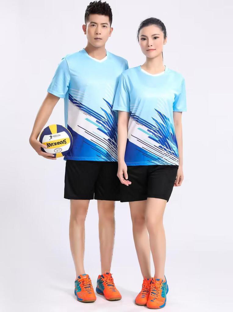 Unisex Summer Table Tennis & Badminton Sports Training Set - Short Sleeve