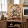 Self‑Adhesive Xmas Rhinestone Painting Kit Christmas Star Santa Crystal Painting Set  Holiday Craft