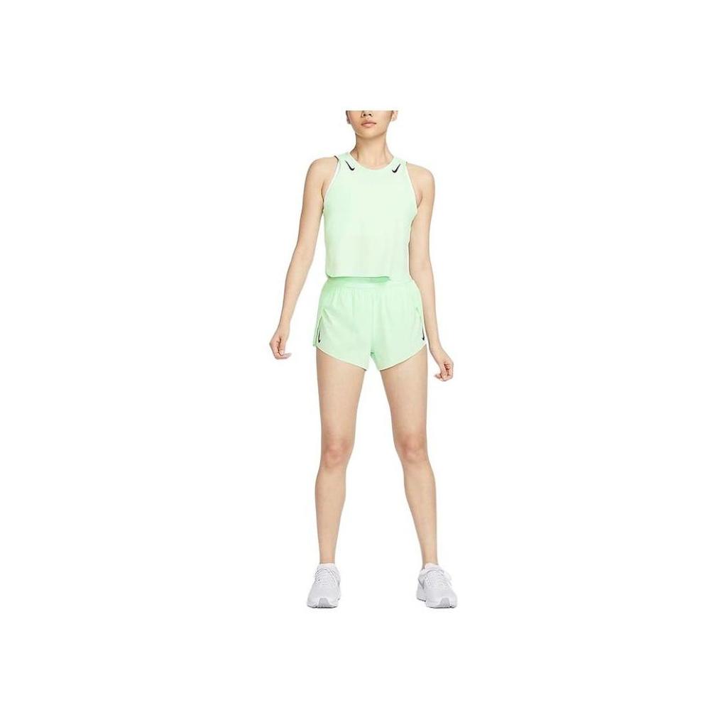Nike Sports Casual Sleeveless Vest Women Tops Steam-Green Black FN2714-376