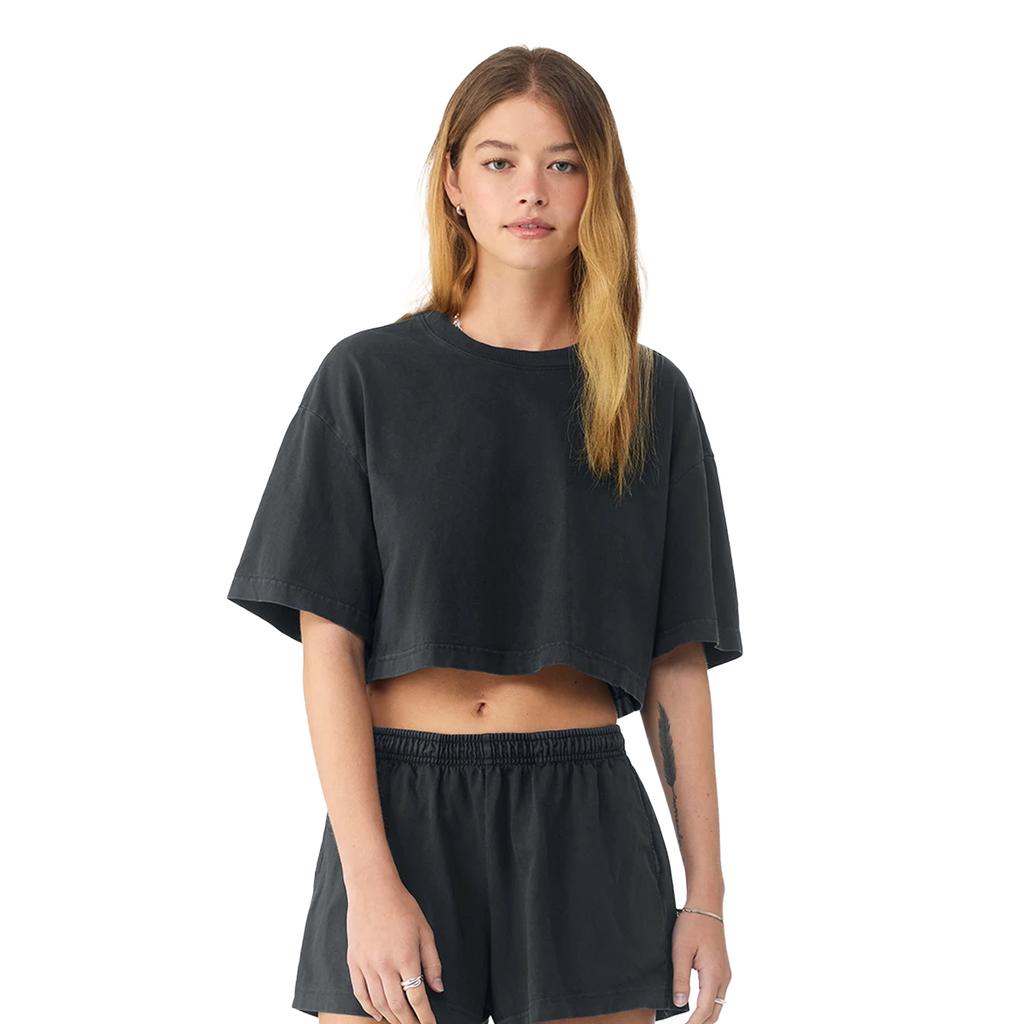 Bella + Canvas Womens/Ladies Heavyweight Crop T-Shirt