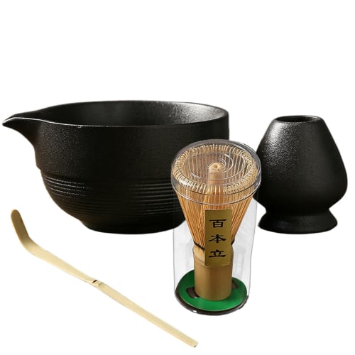 Matcha Set, Tea Ceremony Utensils Set, Matcha Chasen Set, Matcha Bowl Set, Matcha Whisk Set, Matcha Chasen, Matcha Bowl with Spout, Matcha Whisk, Spoo