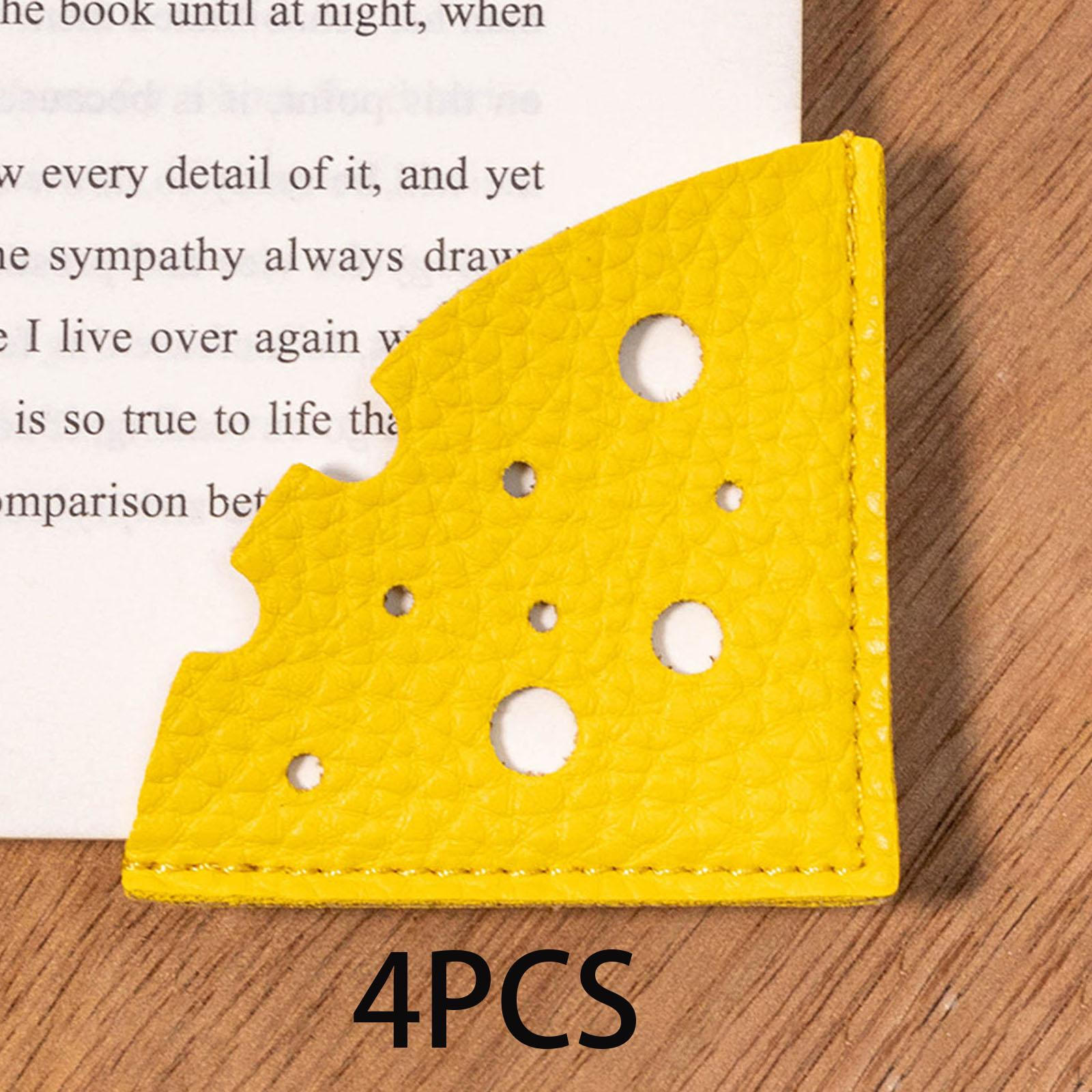 

4 шт. Закладки для угловых страниц, маркеры, закладки для книг из ПУ для детей, взрослых, школы жёлтый