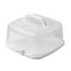 Transparent Cake Storage Box With Handle For Baking Snacks Bread Dust Proof Food Container For Kitchen Countertops