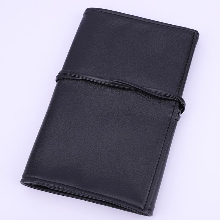 Genuine Wool 15-Piece Copper Tube Makeup Brush Set - Includes Highlight, Eyeshadow Brushes & Eyelash Comb