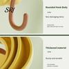 Quiet Hanging Hook Suction Cup Bright Petal Design Strong Hold No Drill Wall Washable Multipurpose for Bathroom Kitchen Towel Coat Dorm Room