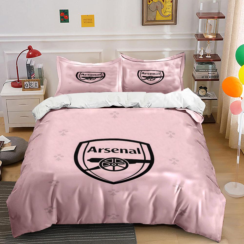 Logo et canon d'Arsenal. Ensembles de literie Ensembles de housses de couette Housses de couette Taies d'oreiller(1* Housse de couette 2* Taies d'oreiller sans couette)