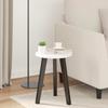 High Gloss White Table Top Ø 30 x 1.5 cm Wood Based Material