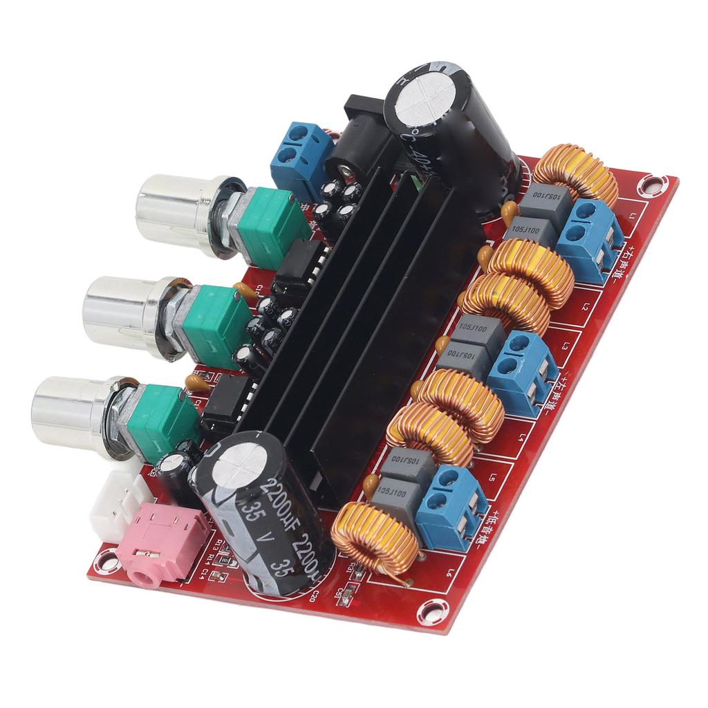 Amplifier Board 2.1 Channel 2x50W 100W Heavy Bass DC12‑24V Digital Sound Power Amplifier for Sound System