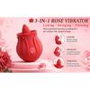 Rose Tongue Licking Vibrator Adult Supplies 10 Modes Vibrating Clitoris Nipple Stimulator Massage G Spot of Sex Toys for Women