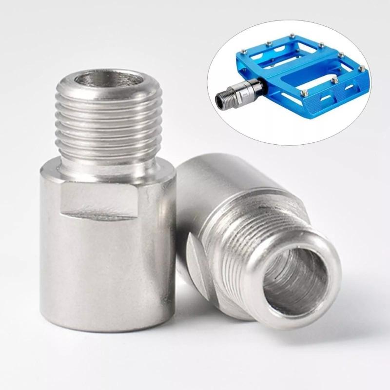 1pair Mountain Bike Pedals Extenders Chromiums Molybdenums Steel Bearing Commutes Bike Accessories
