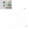 Wire Grid Panel Wall Doll Organizer Iron Mesh Home Storage Rack Photo Hanging and Display Shelf 30x30cm White