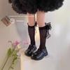 Thin Lolita Bow Girls' Stockings in Summer Lace Bud Stockings Japanese Princess Straight Calf Socks