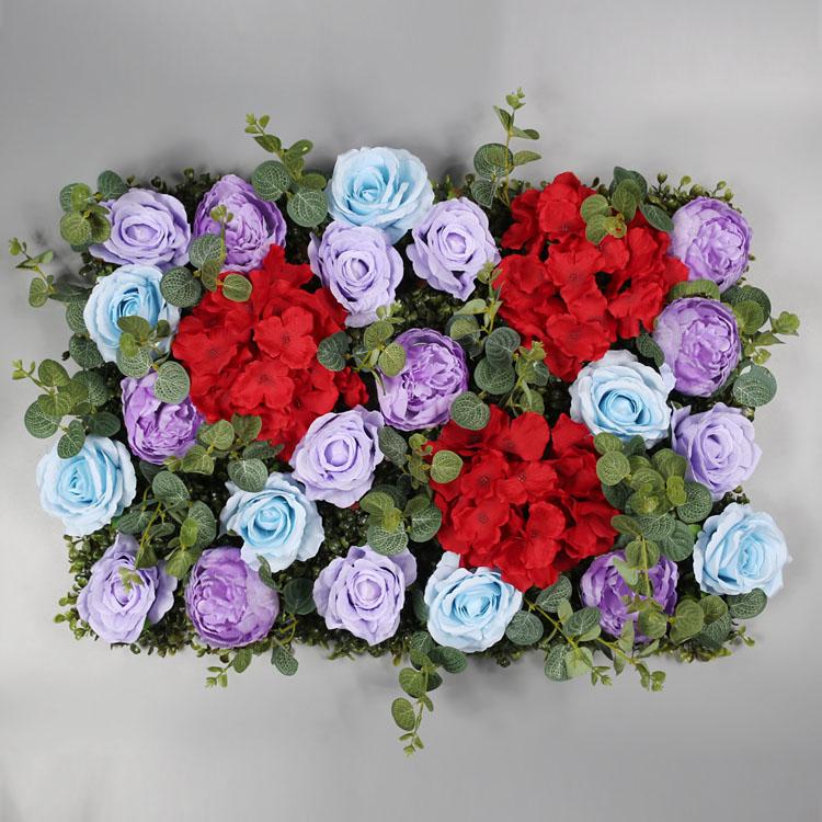 background wall Simulated flower rose embroidered ball birthday party wedding door decoration fake flower pendant wall decor