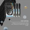 3pcs Black Wheel Hub Scratch Repair Pen Car Paint Scratches Repair Pen Waterproof Paint Marker Repair Tool