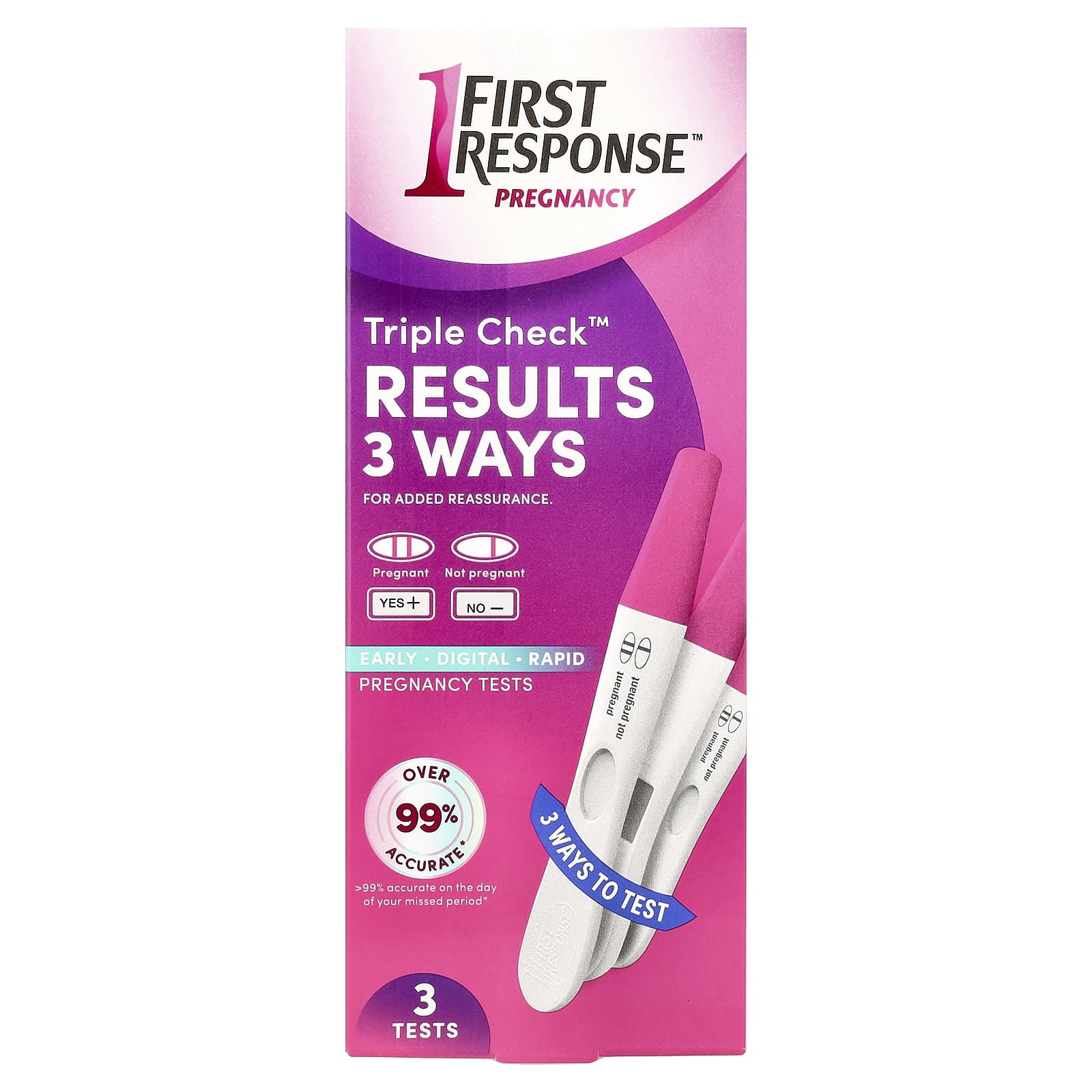 

Triplecheck™ Pregnancy Test, 3 Tests