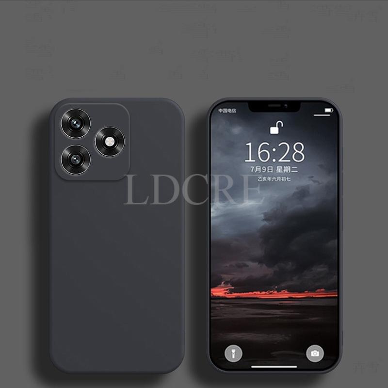 For Honor X5C Plus Case Liquid Silicone Cover Honor X5C Plus Case TPU Plain Rubber Phone Protector Case Honor X5C Plus Cover