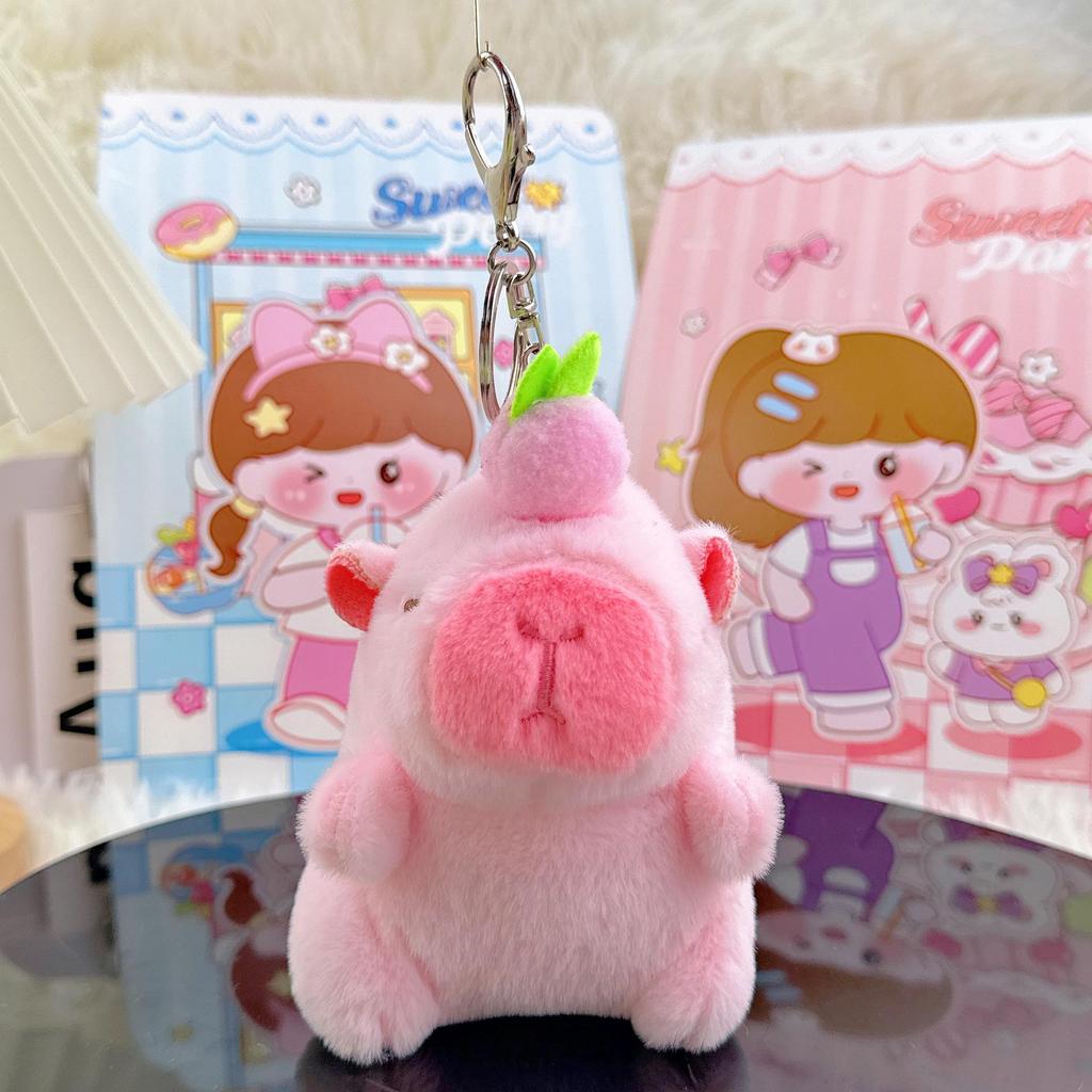 Guinea Pig & Capybara Plush Doll Keyring Backpack Charm