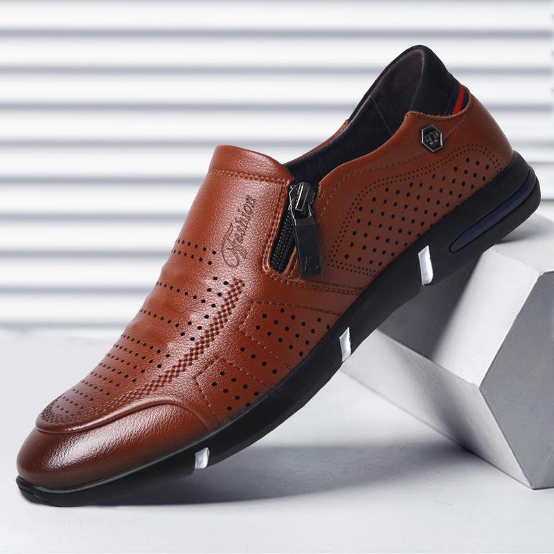 

2025 осень новые кожаные туфли мужские корейская версия универсальные мужские повседневные туфли деловые британские повседневные кожаные туфли мужские 44