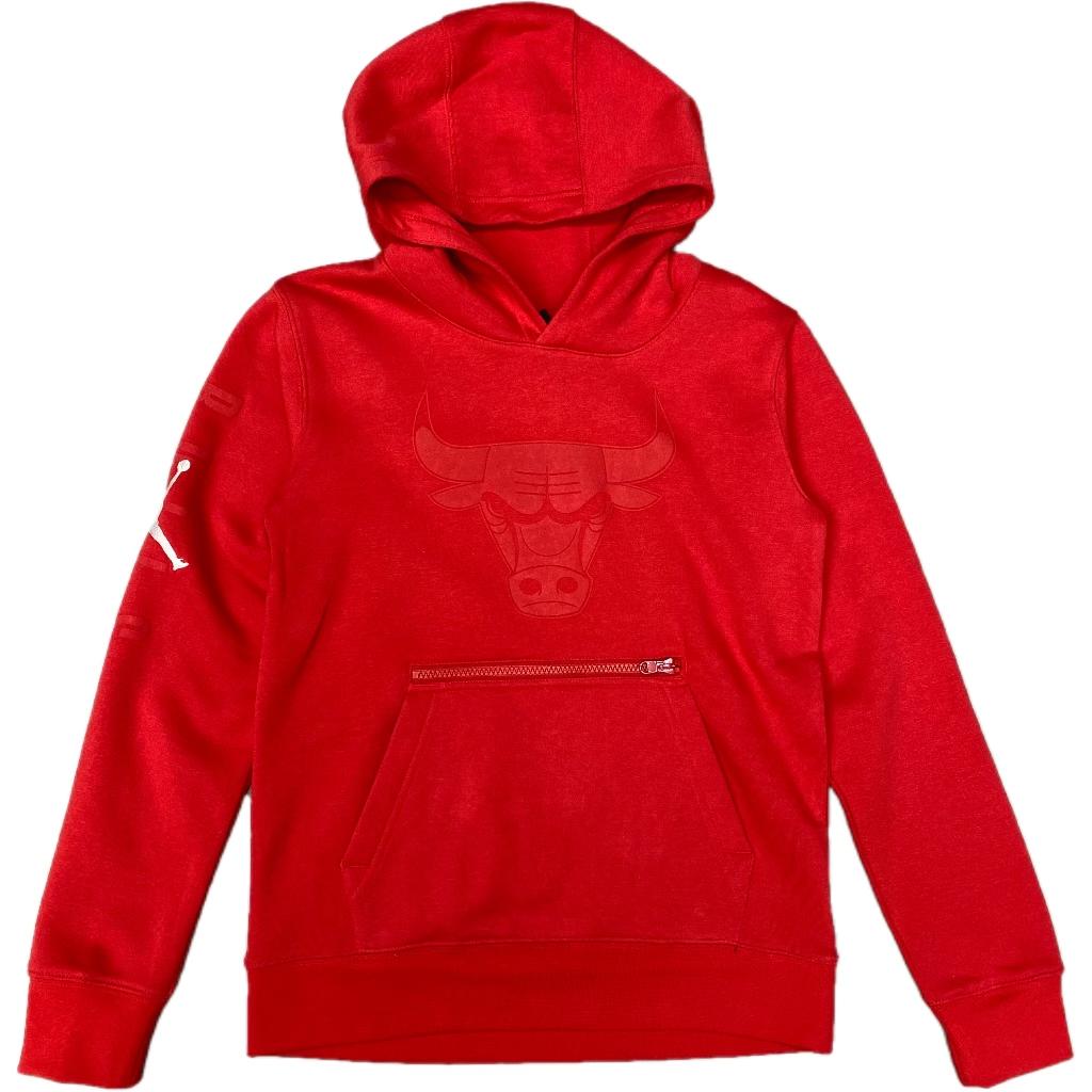 

Jordan X NBA Collaboration Hoodie Chicago Bulls Stylish Versatile Long Sleeve Kids Hoodies Red 3Y2B7FELP-BUL S