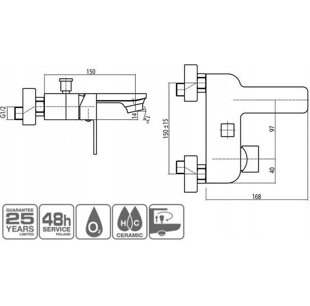 Mixer Valvex Loft Chrome 2454890