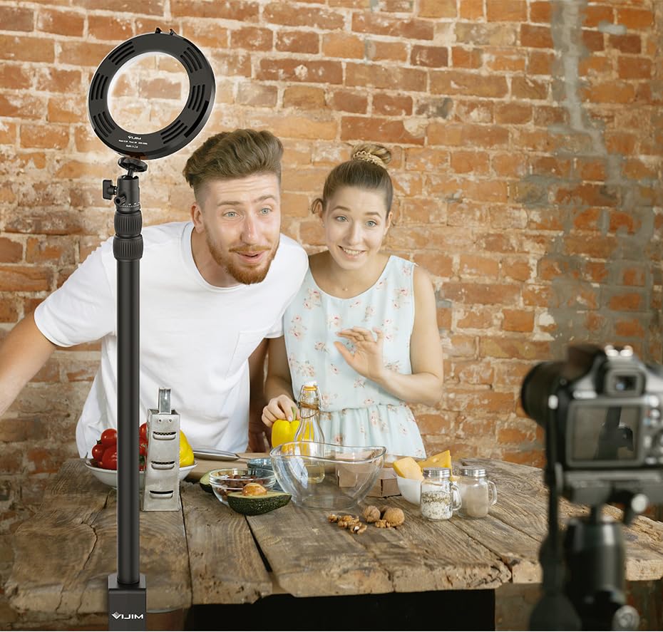 Ulanzi VIJIM LS03 Camera Desk Mount Stand with Ball Head and Phone Holder