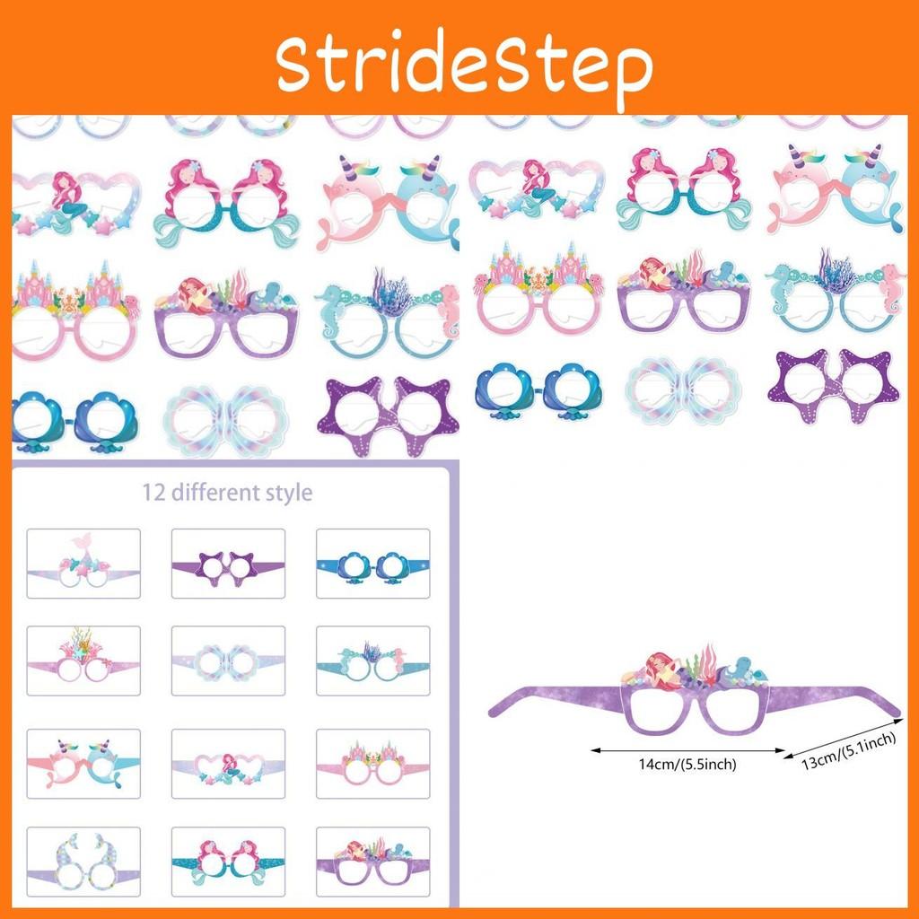 3d Mermaid Theme Paper Glasses For Children Party Photo Decoration Booth