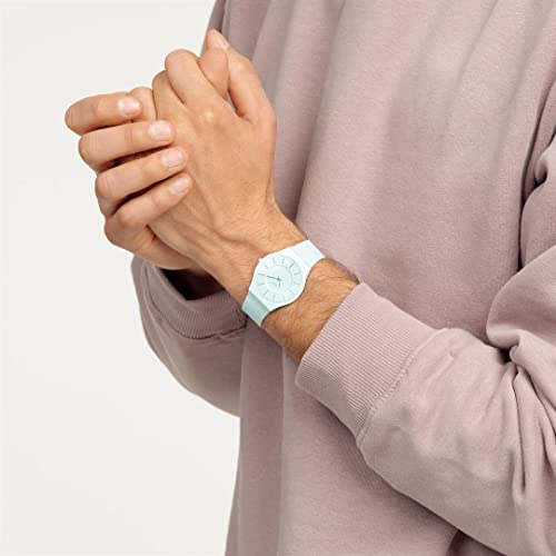 Swatch Turquoise Lightly Skin Classic Watch, SS08G107, Green