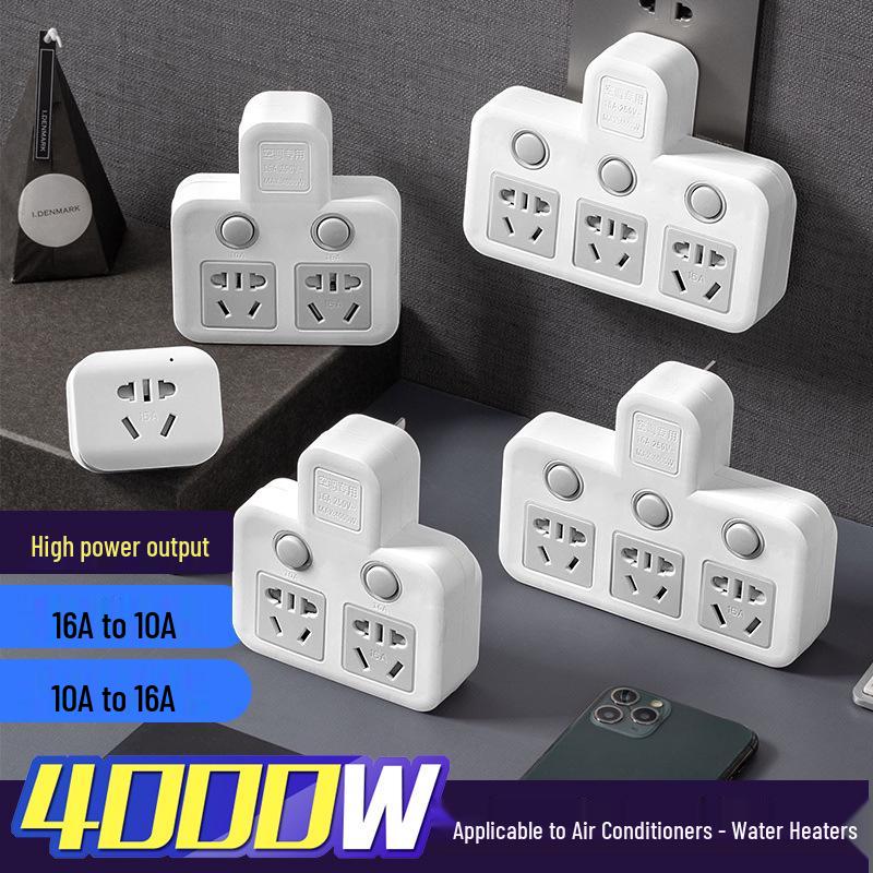 10-16A High Power Converter Plug for Air Conditioners & Heaters 10A to 16A Single Hole