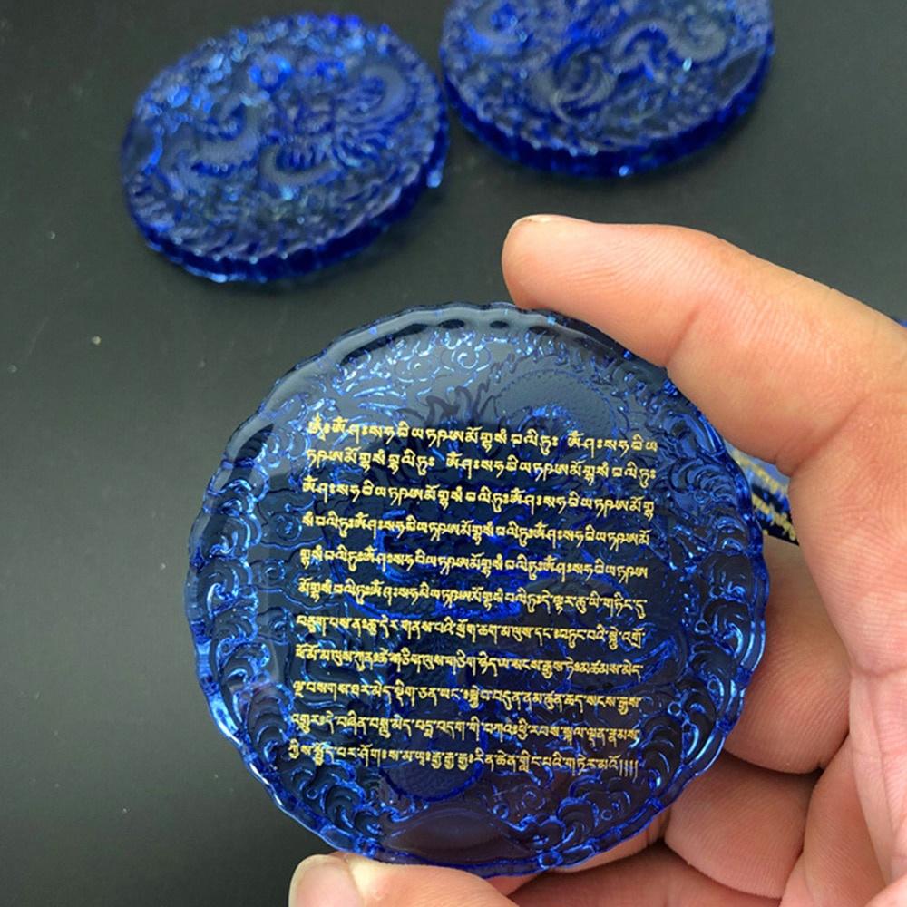 Amuletă Thai Dragon Chinezesc Piatră de Cristal Artificial Budist Tibetan Retro Vintage Protecție Farmec Talisman Puternic Avere Succes Sănătate Noroc Bijuterii