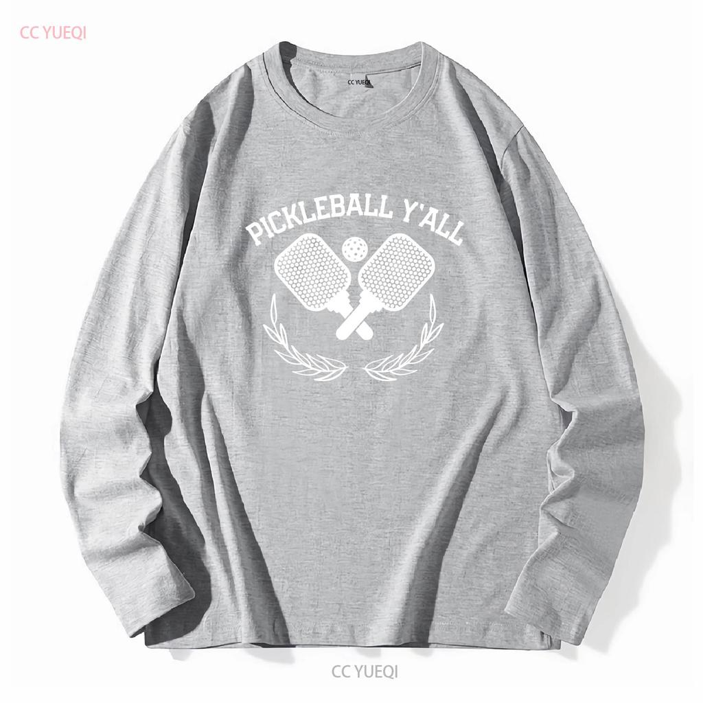 Pickleball Yall Shovels Sports Funny T Shirt vintage Washed Breathable designer clothes Stylish graphic homme Slightly