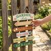 Retro Rustic Porch Wall Plaque Floral Print Funny Sign for Garden Lovers  Birthday Gift