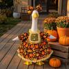 Festive Goose Clothes for Harvest Celebrations Thanksgiving Porch Outfits 23" Statue, Fall Maple Leaf Polyester Pumpkin Clothes, Autumn Costume