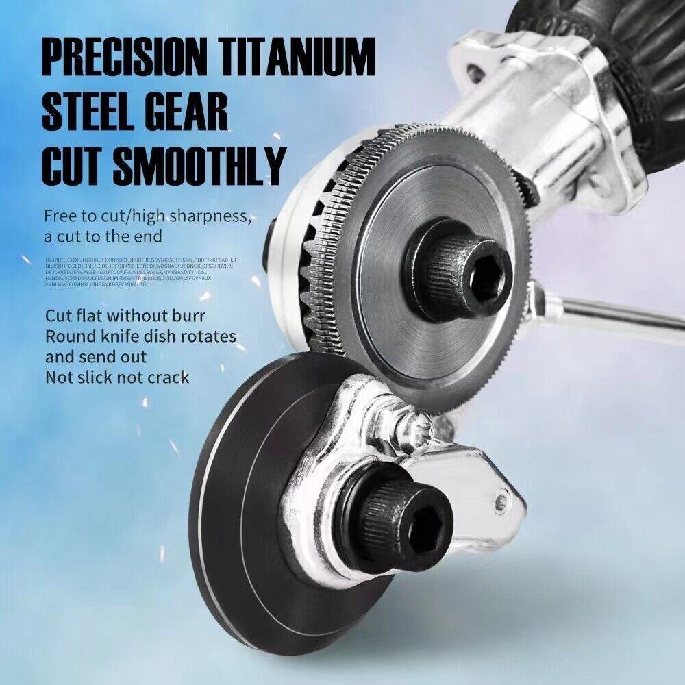 Universal Electric Drill Cutter Attachment Shears Plate Metal Sheet Cutter Tin Nibbler Cut Plate Punch Shears Drill