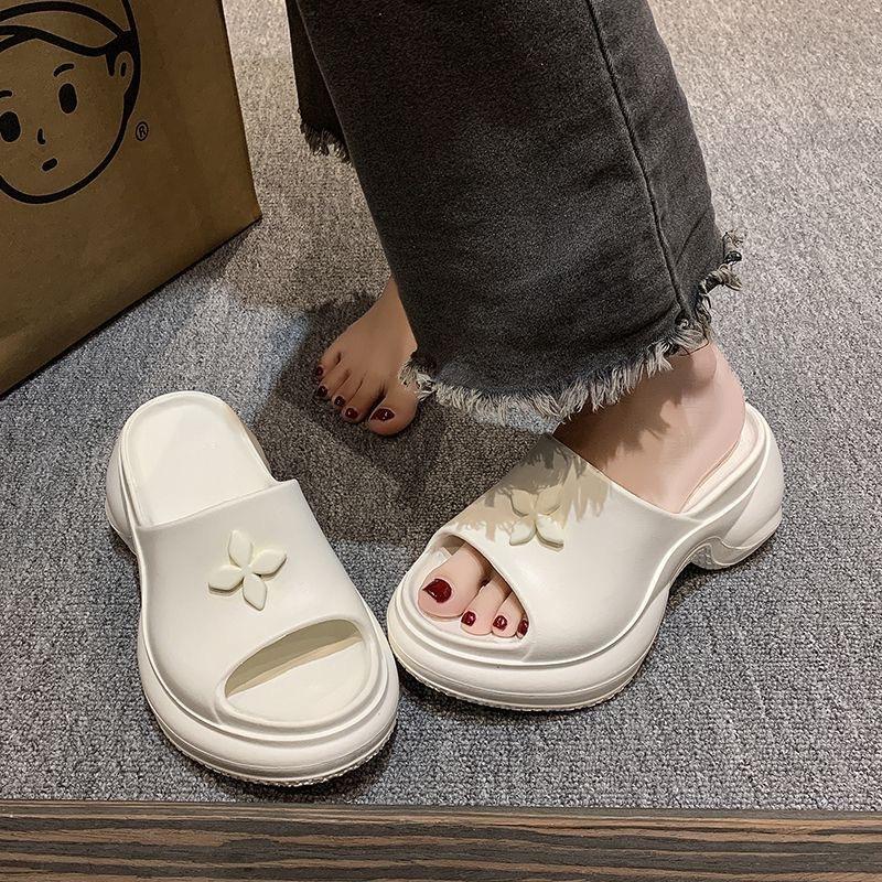 .Cm Heightening Artifact Eva Cool Slippers New Summer Wear Heightening Non-slip Thick-bottomed Beach Slippers Ladies