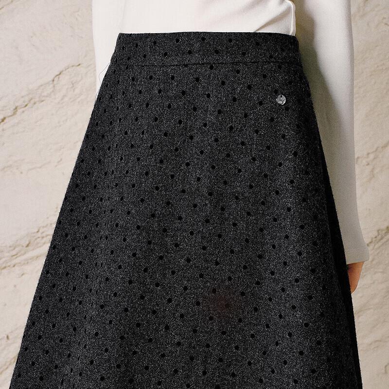 CHUYU Women's Vintage A-Line Midi Skirt