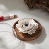 Xichun Handcrafted Ceramic Flower Incense Holder & Aroma Diffuser - Creative Table Ornament Niche Gift