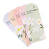 5Pcs Creative Single Bouquet Wrapping Paper Card Women'S Day Goddess Day Valentine'S Day Birthday Flower Cards For Her