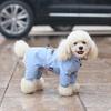 Pet Four-legged Waterproof Raincoat Dog Outdoor Reflective Hooded Waterproof Poncho All-season Rainy Day Dog Suit