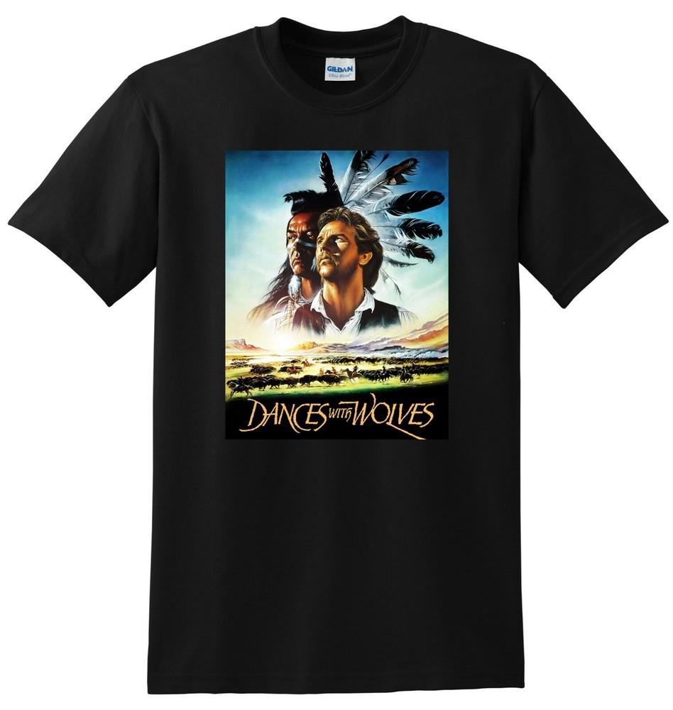 DANCES WITH WOLVES T SHIRT 4k bluray dvd cover poster tee S-5XL Unisex T-Shirt S