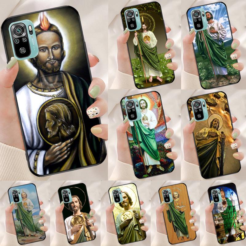 San Judas Cover For Xiaomi Redmi Note 13 Pro 14 12 11 9 10 9S 10S 11S 12S Redmi 10C 12C 13C 14C Case