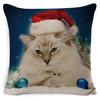 Printed Linen Pillow Cover Decoration Home Cartoon Animal Sofa Cushion Cover Cartoon Animal Print