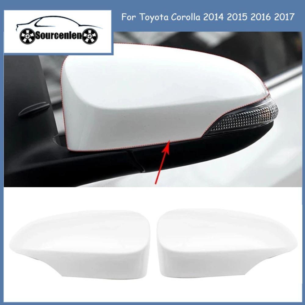 Car Rear View Mirror Cover Cap For Toyota Corolla 2014-2017 Protective Mirror Cover 87945-02930 87915-02930