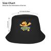 Men Women Digimon Adventure Vintage Kanji Characters Digital Monsters Bucket Hat  Portable Fisherman Hats Spring Vintage Caps